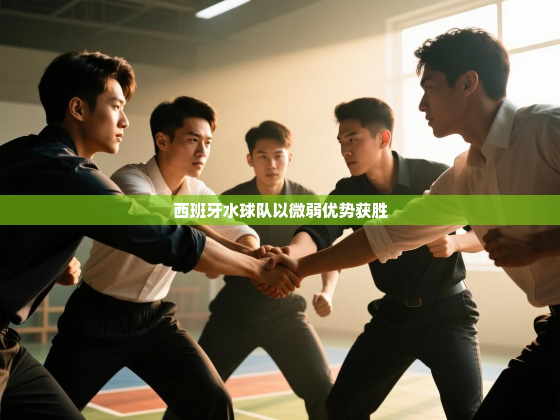 西班牙水球队以微弱优势获胜 第1张