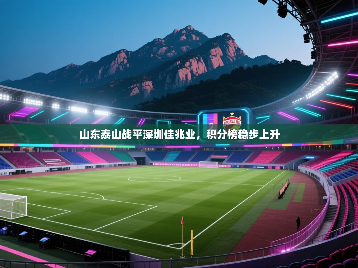 山东泰山战平深圳佳兆业，积分榜稳步上升  第2张