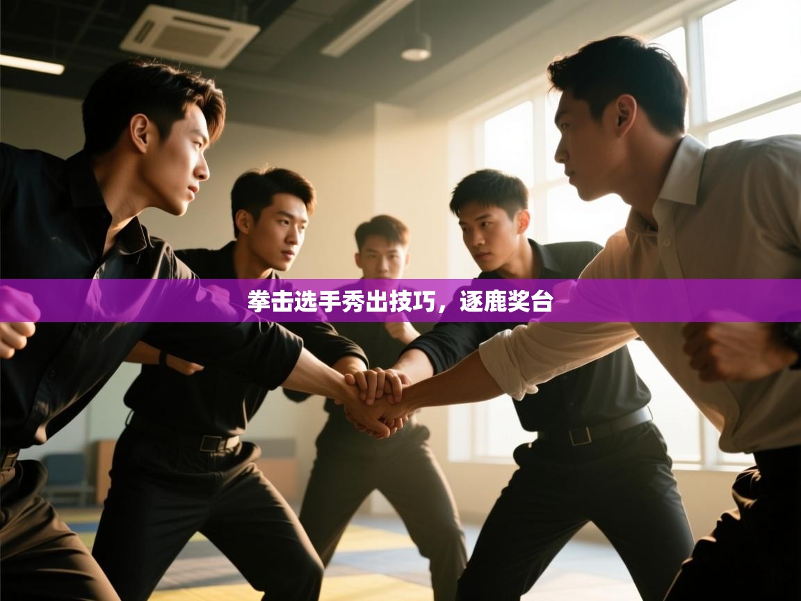 拳击选手秀出技巧，逐鹿奖台